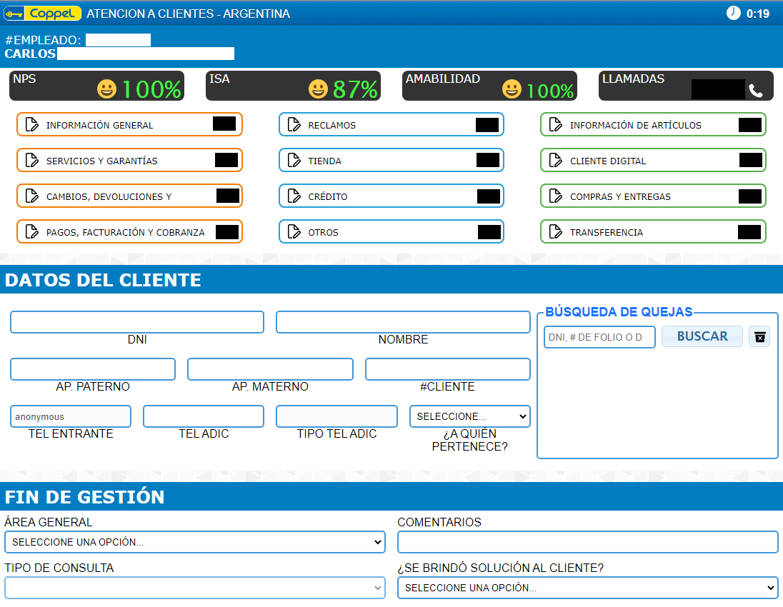 CRM Argenina Call Center